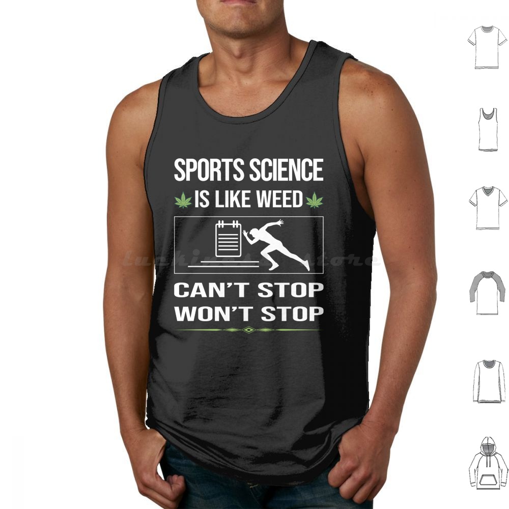 Hobby Is Science - Tank Top Lucu dengan Cetakan 'Can't