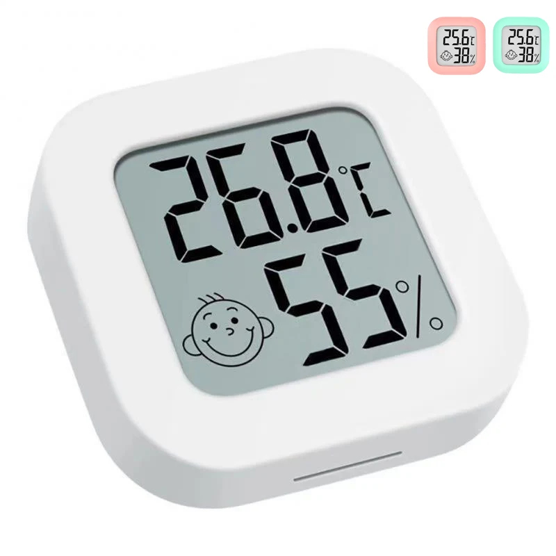 Weather Station Indoor - Termometer Digital LCD Higrometer Ruangan Dalam