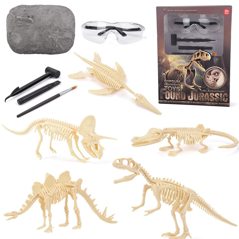 Science Kit - Kit Penggalian Fosil Dinosaurus STEM Menggali