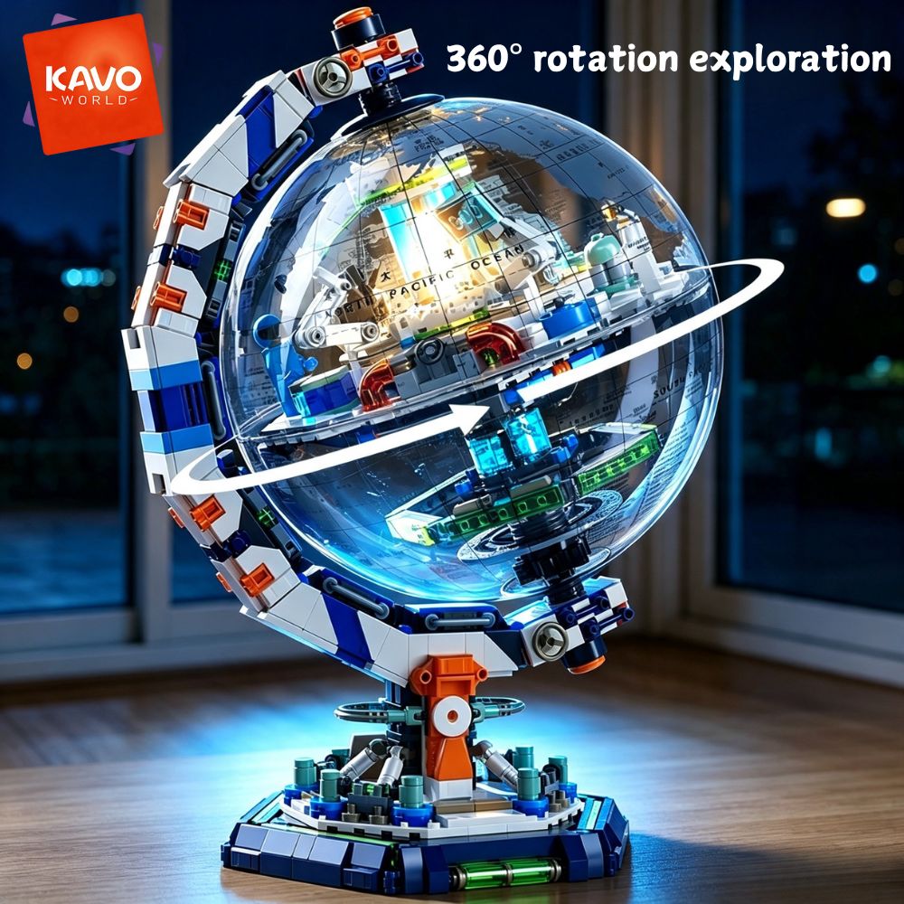 Is Learning Science A Hobby - KAVOWORLD 1793pcs Set Blok Bangunan Stasiun