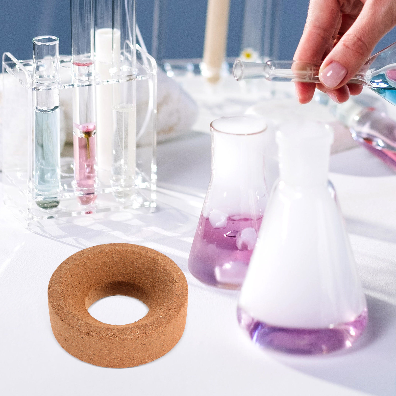Penyangga Labuok Laboratorium  - Science Experiment ulasan dan harga