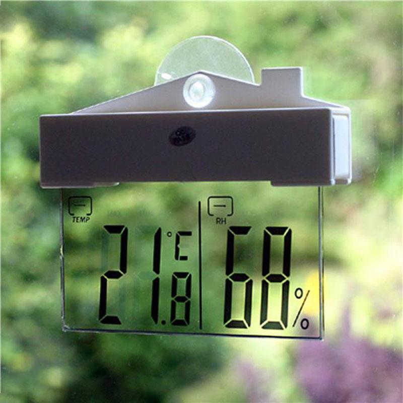 Termometer Jendela Digital Hig - Weather Station Indoor ulasan dan harga