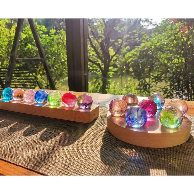 Bola Kaca Fantasi Warna-warni  - Solar System Orrery ulasan dan harga