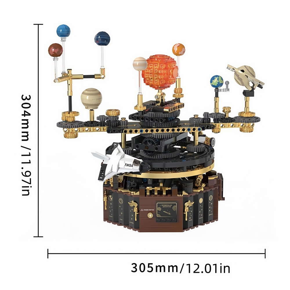 STEM Listrik Berputar Alam Sem - Solar System Orrery ulasan dan harga