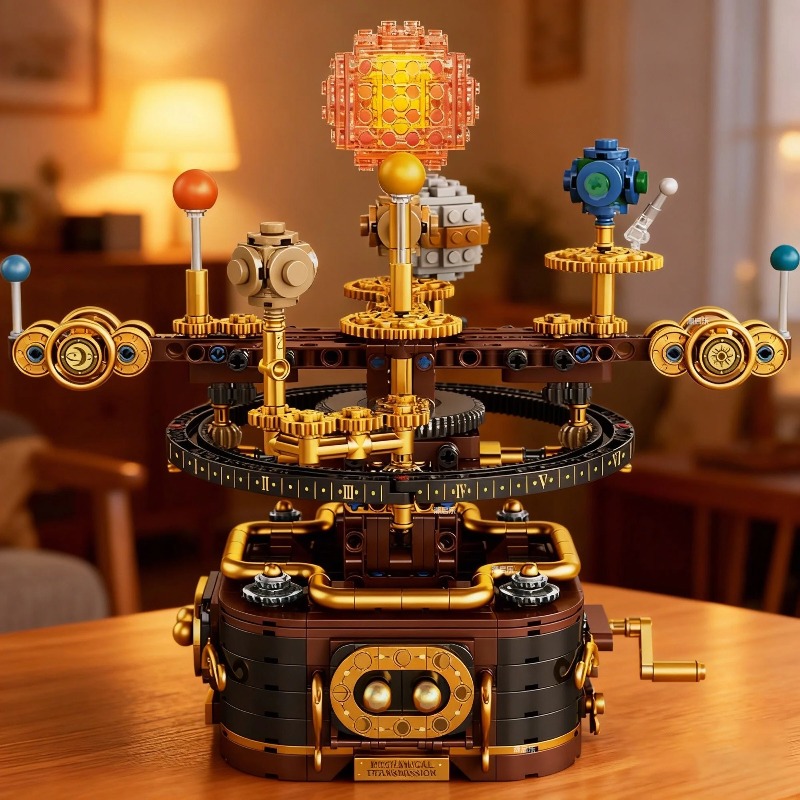 Set Blok Bangunan Planetarium  - Solar System Orrery ulasan dan harga