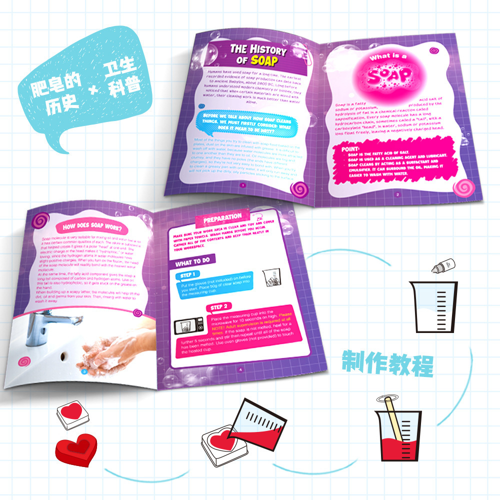 Kit Pembuatan Sabun DIY Set Ek - Science Kit ulasan dan harga