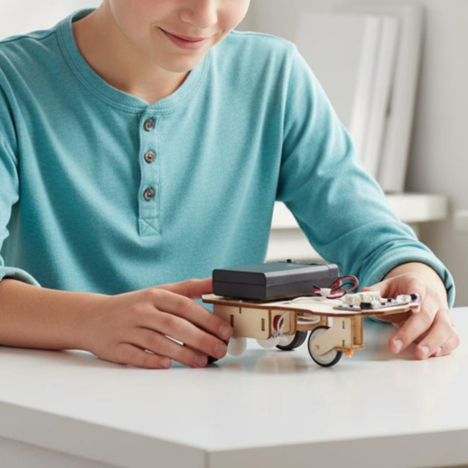Kit Kendaraan Cerdas Kayu untu - Science Robot ulasan dan harga